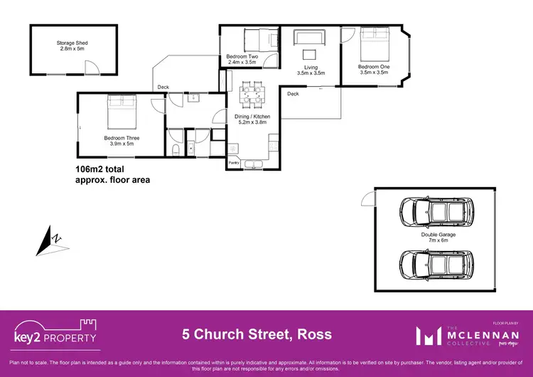 Floorplan of Homely house listing, 5 Church Street, Ross TAS 7209