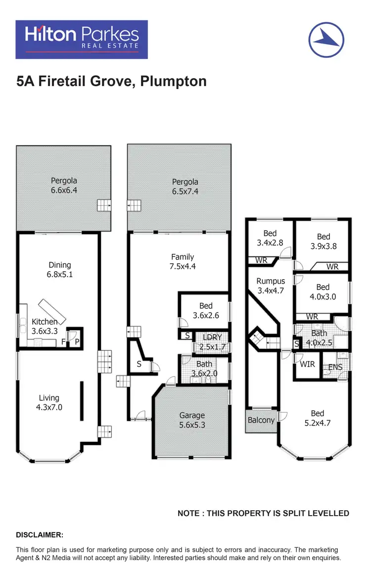 Floorplan of Homely house listing, 5A Firetail Grove, Plumpton NSW 2761