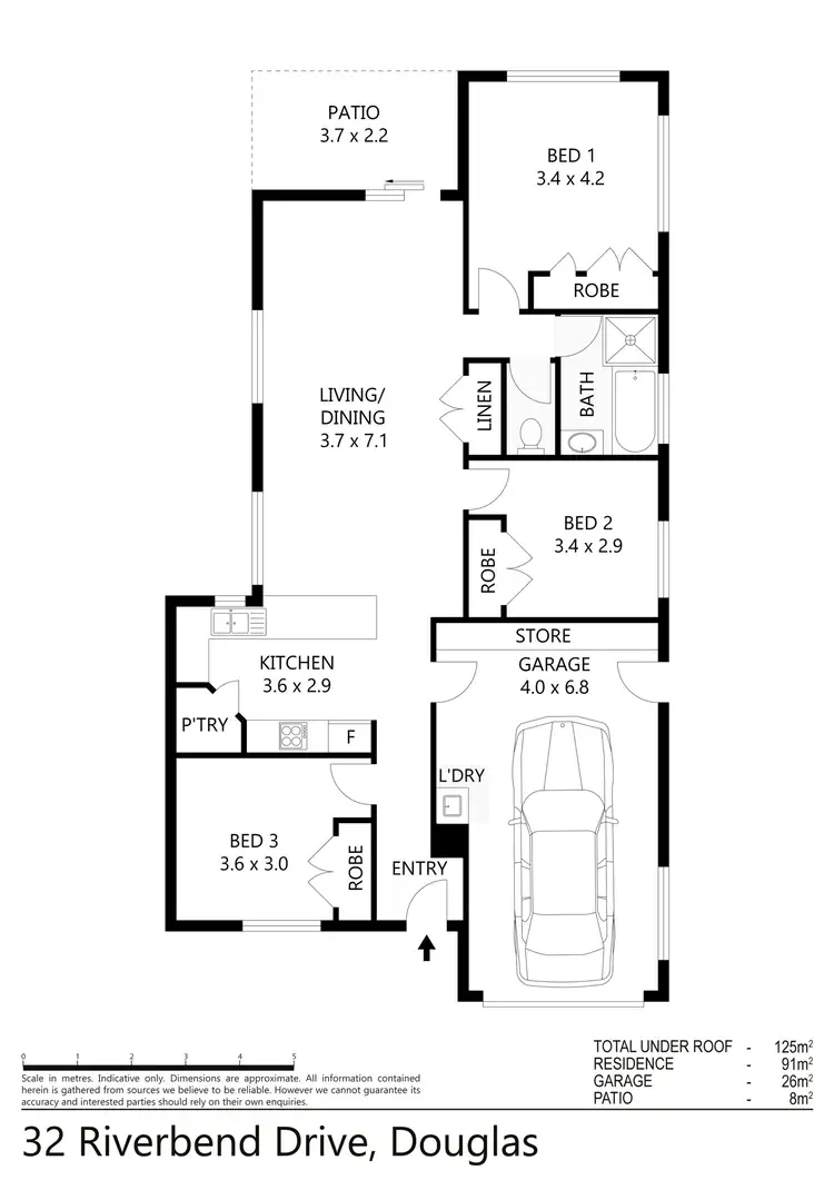 Floorplan of Homely house listing, 32 Riverbend Drive, Douglas QLD 4814