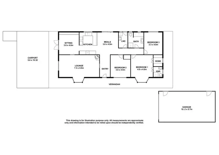 Floorplan of Homely house listing, 215 Penola Road, Mount Gambier SA 5290