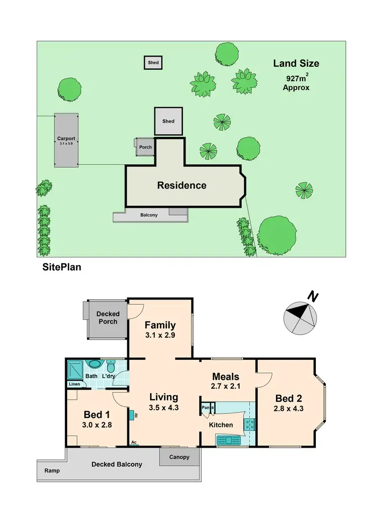 Floorplan of Homely house listing, 22 Last Street, Broadford VIC 3658