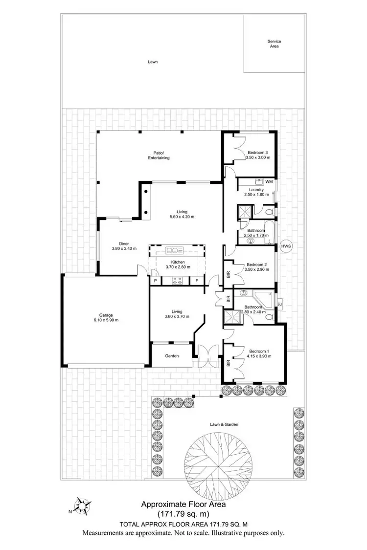 Floorplan of Homely house listing, 15 Stokes Terrace, Spencer Park WA 6330