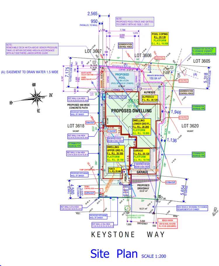 Floorplan of Homely land listing, 42 Keystone Way, Box Hill NSW 2765