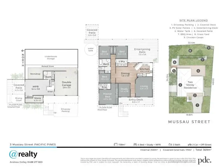 Floorplan of Homely house listing, 3 Mussau Street, Pacific Pines QLD 4211