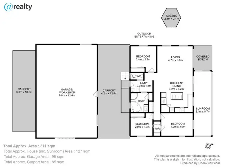 Floorplan of Homely house listing, 16 Waterfall Bay Road, Eaglehawk Neck TAS 7179