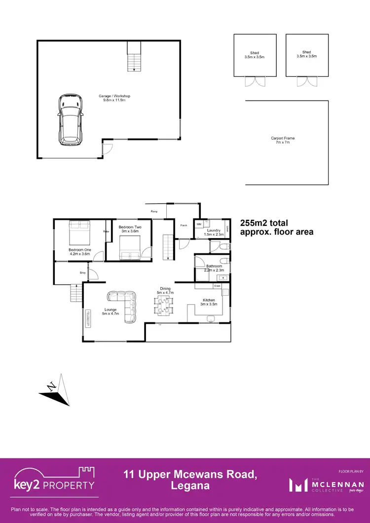 Floorplan of Homely house listing, 11 Upper Mcewans Road, Legana TAS 7277