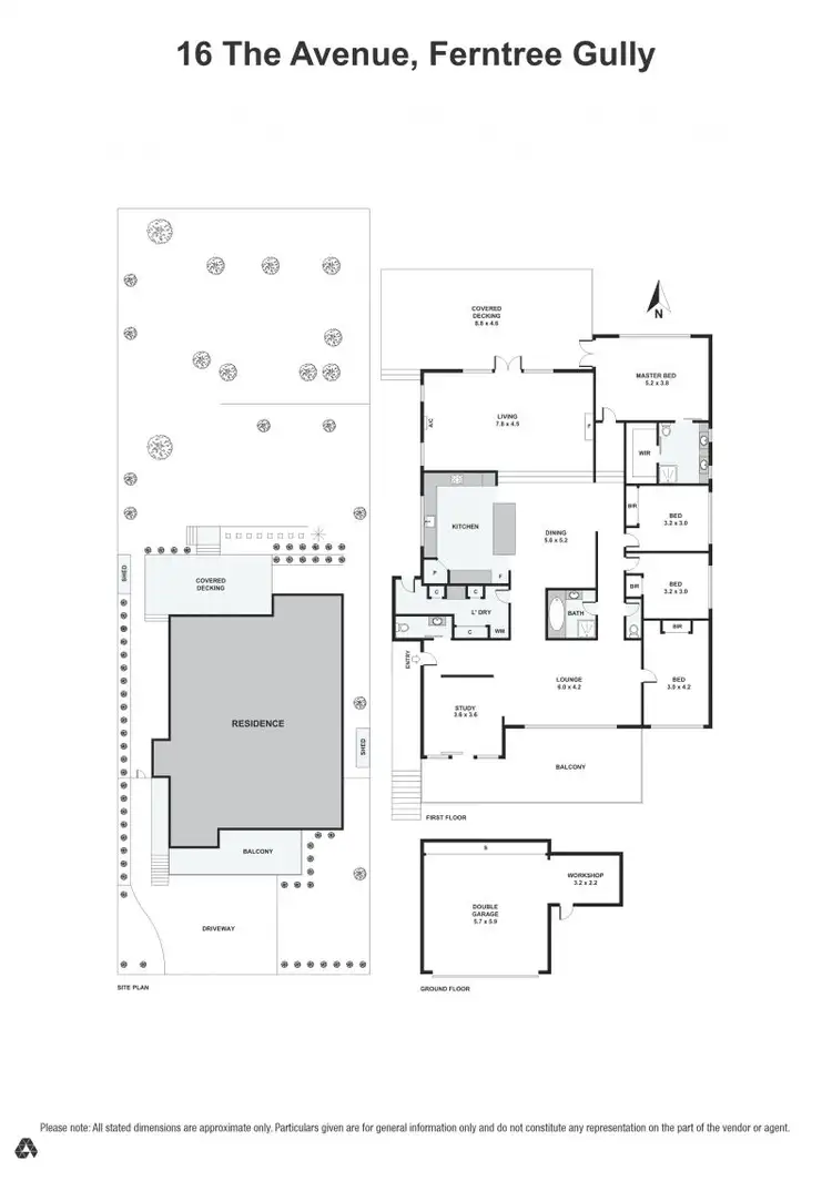 Floorplan of Homely house listing, 16 The Avenue, Ferntree Gully VIC 3156