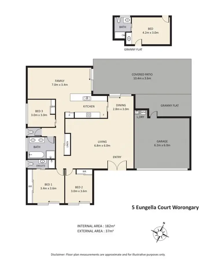 Floorplan of Homely house listing, 5 Eungella Court, Worongary QLD 4213