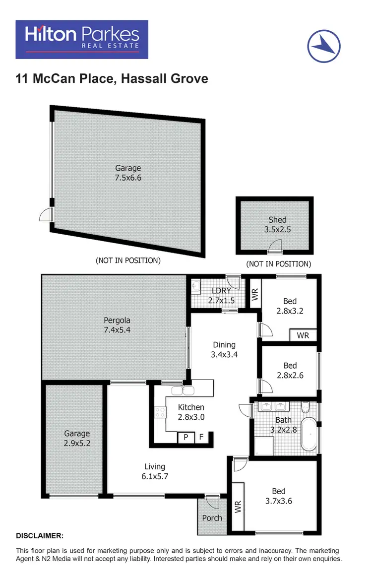 Floorplan of Homely house listing, 11 McCann Place, Hassall Grove NSW 2761