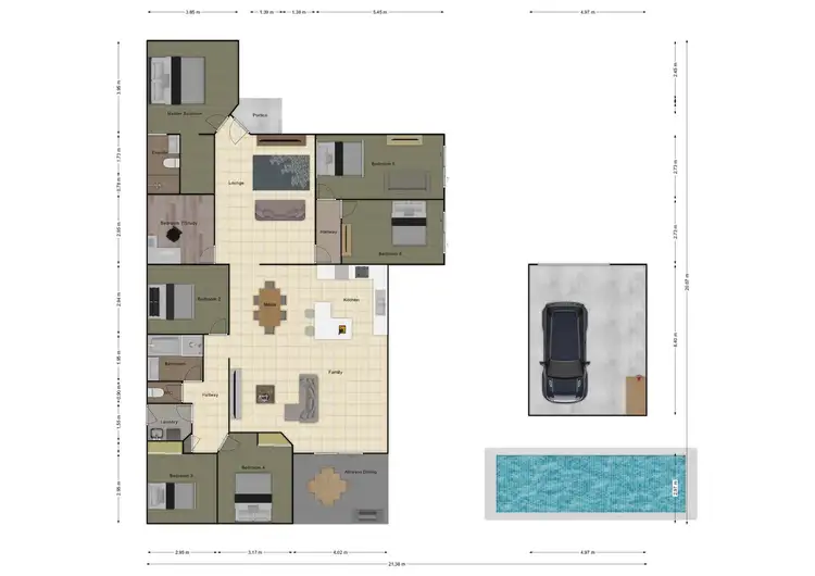 Floorplan of Homely house listing, 9 Northview Circuit, Muswellbrook NSW 2333