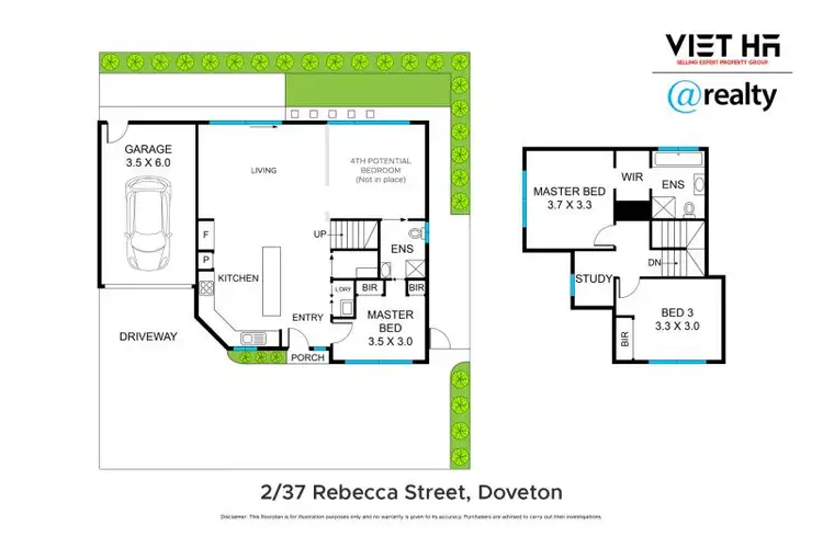 Floorplan of Homely townhouse listing, 2/37 Rebecca Street, Doveton VIC 3177