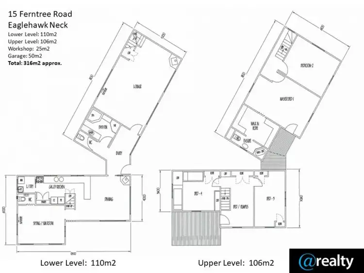 Floorplan of Homely house listing, 15 Ferntree Road, Eaglehawk Neck TAS 7179