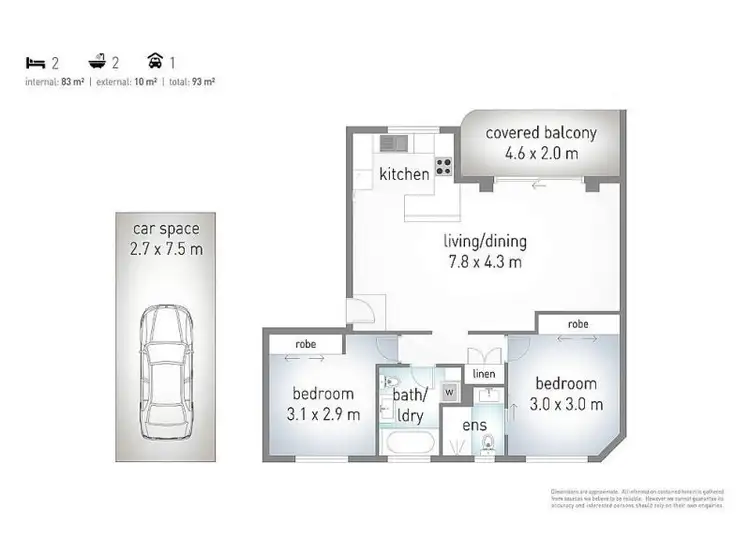 Floorplan of Homely unit listing, 17/2340 Gold Coast Highway, Mermaid Beach QLD 4218