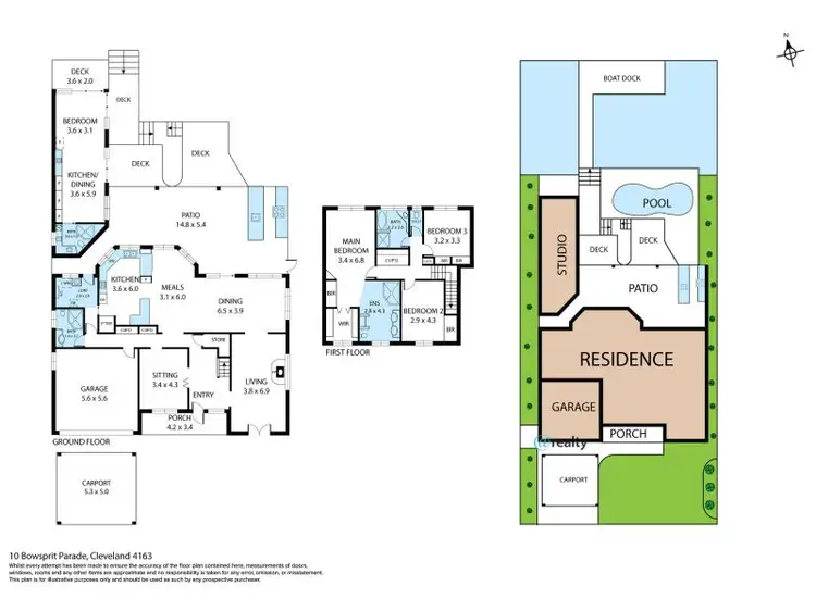 Floorplan of Homely house listing, 10 Bowsprit Parade, Raby Bay QLD 4163