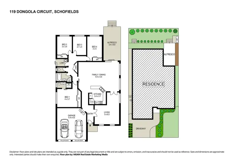 Floorplan of Homely house listing, 119 Dongola Circuit, Schofields NSW 2762