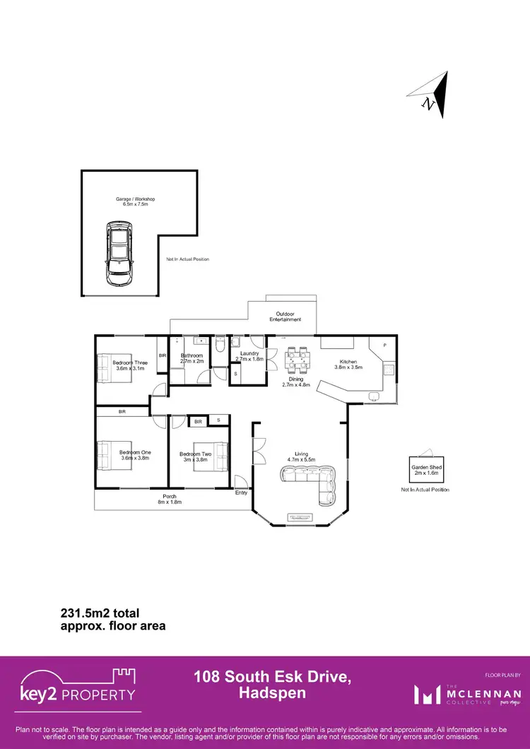Floorplan of Homely house listing, 108 South Esk Drive, Hadspen TAS 7290