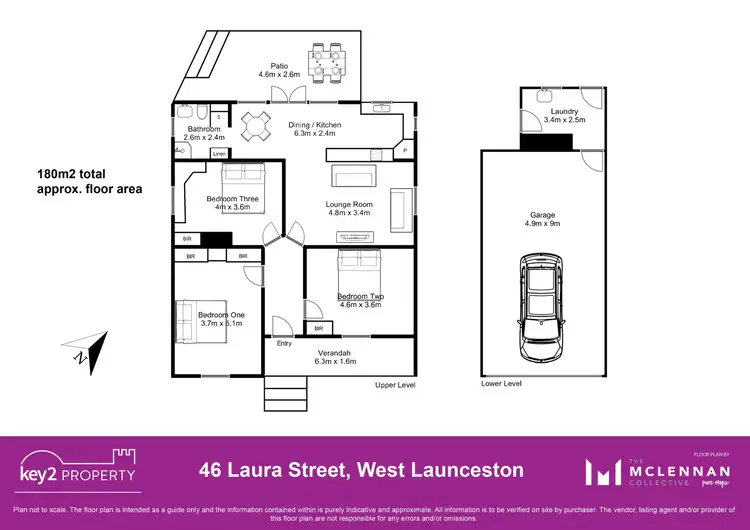 Floorplan of Homely house listing, 46 Laura Street, West Launceston TAS 7250