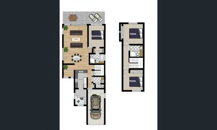 Floorplan of Homely villa listing, 1/19 Santa Barbara Road, Hope Island QLD 4212