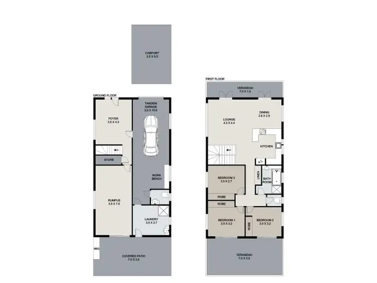Floorplan of Homely house listing, 28 Townsend Street, Brighton QLD 4017