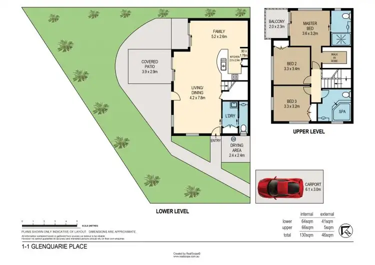 Floorplan of Homely townhouse listing, 1/1 Glenquarie Place, The Gap QLD 4061