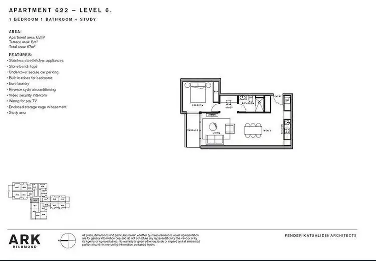Floorplan of Homely apartment listing, 315/253 Bridge Road, Richmond VIC 3121