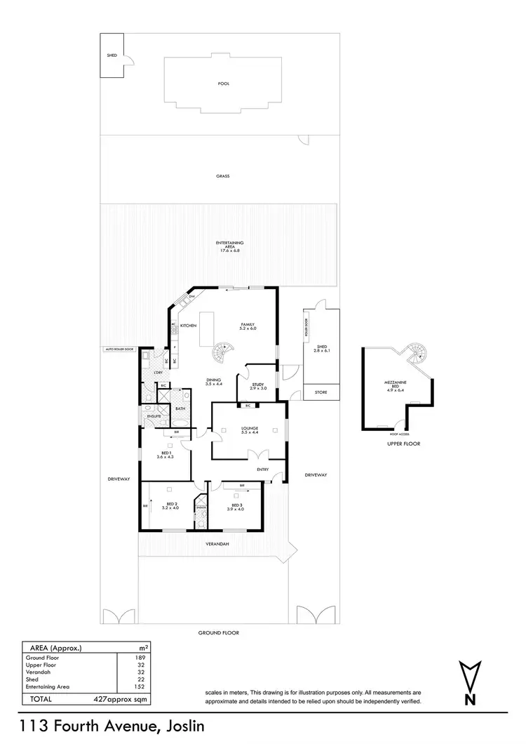 Floorplan of Homely house listing, 113 Fourth Avenue, Joslin SA 5070