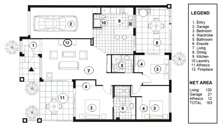 Floorplan of Homely house listing, 6/70 Little River Road, Braidwood NSW 2622