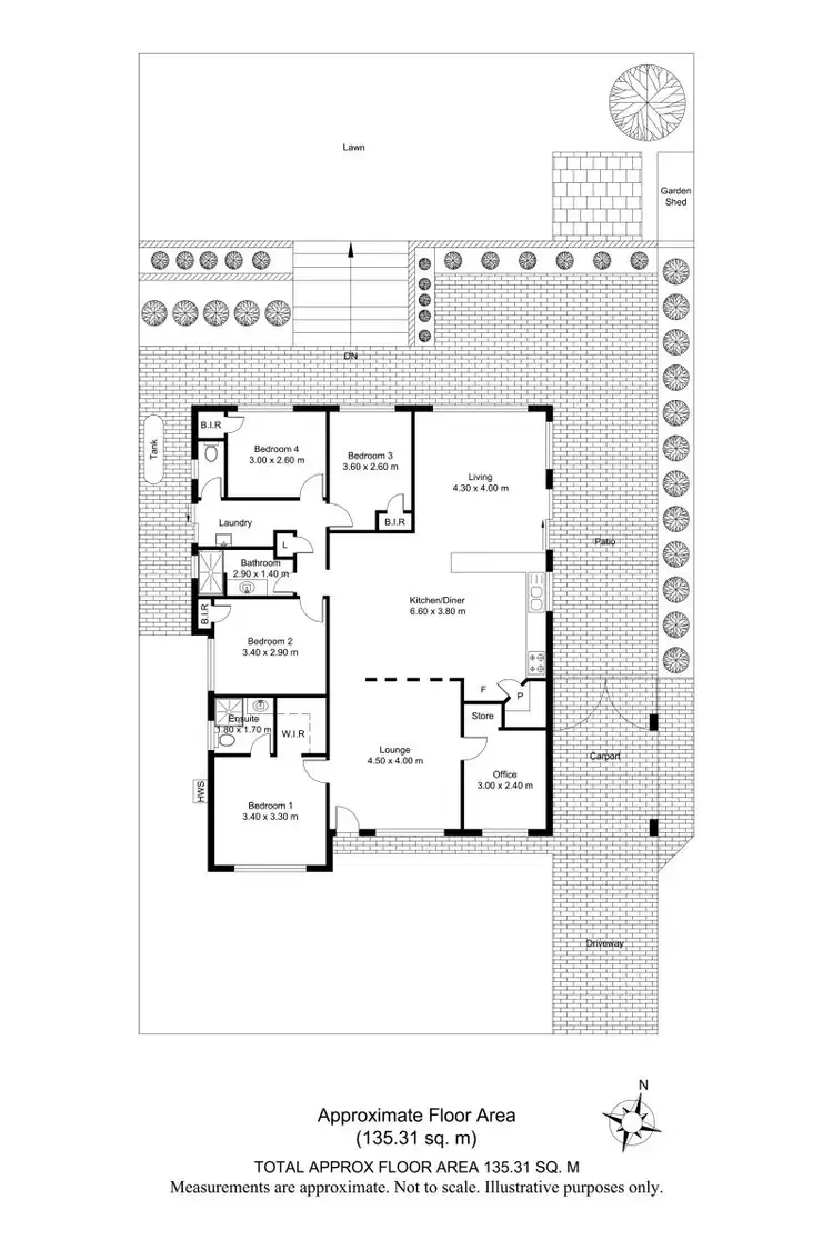 Floorplan of Homely house listing, 3 Camm Crescent, Spencer Park WA 6330