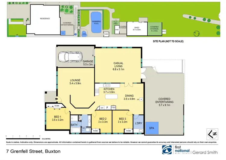 Floorplan of Homely house listing, 7 Grenfell Street, Buxton NSW 2571