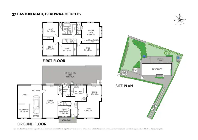 Floorplan of Homely house listing, 37 Easton Road, Berowra Heights NSW 2082