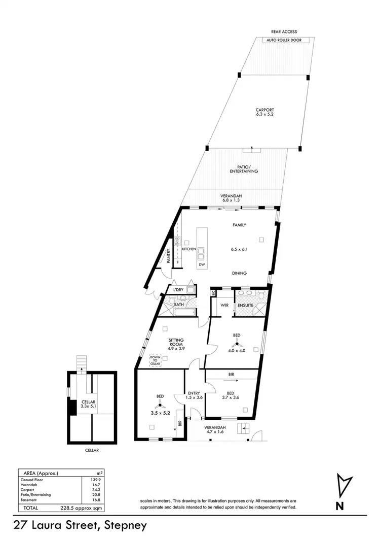 Floorplan of Homely house listing, 27 Laura Street, Stepney SA 5069