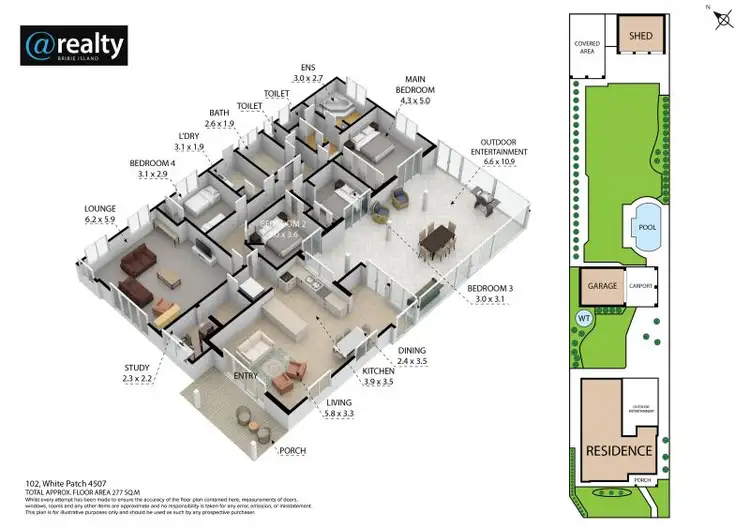 Floorplan of Homely house listing, 102 White Patch Esplanade, White Patch QLD 4507