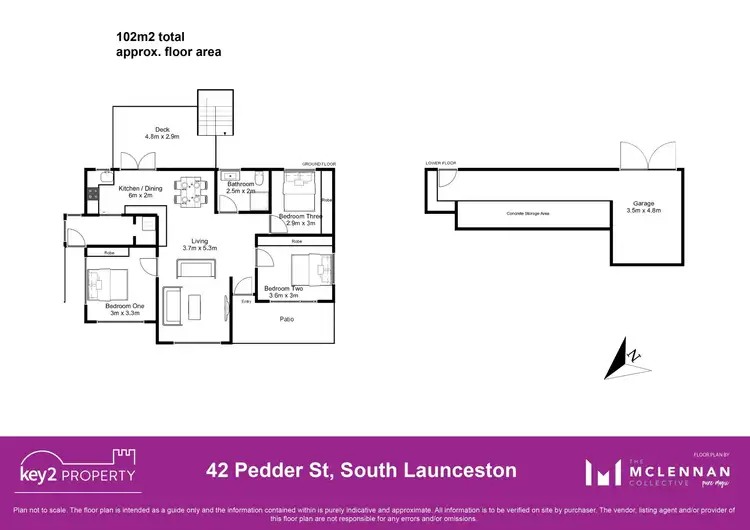 Floorplan of Homely house listing, 42 Pedder Street, South Launceston TAS 7249