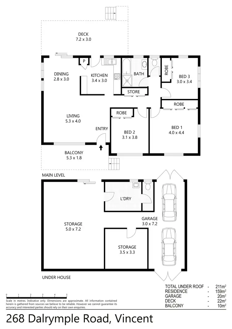 Floorplan of Homely house listing, 268 Dalrymple Road, Vincent QLD 4814