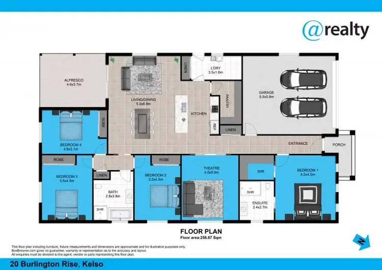 Floorplan of Homely house listing, 20 Burlington Rise, Kelso NSW 2795