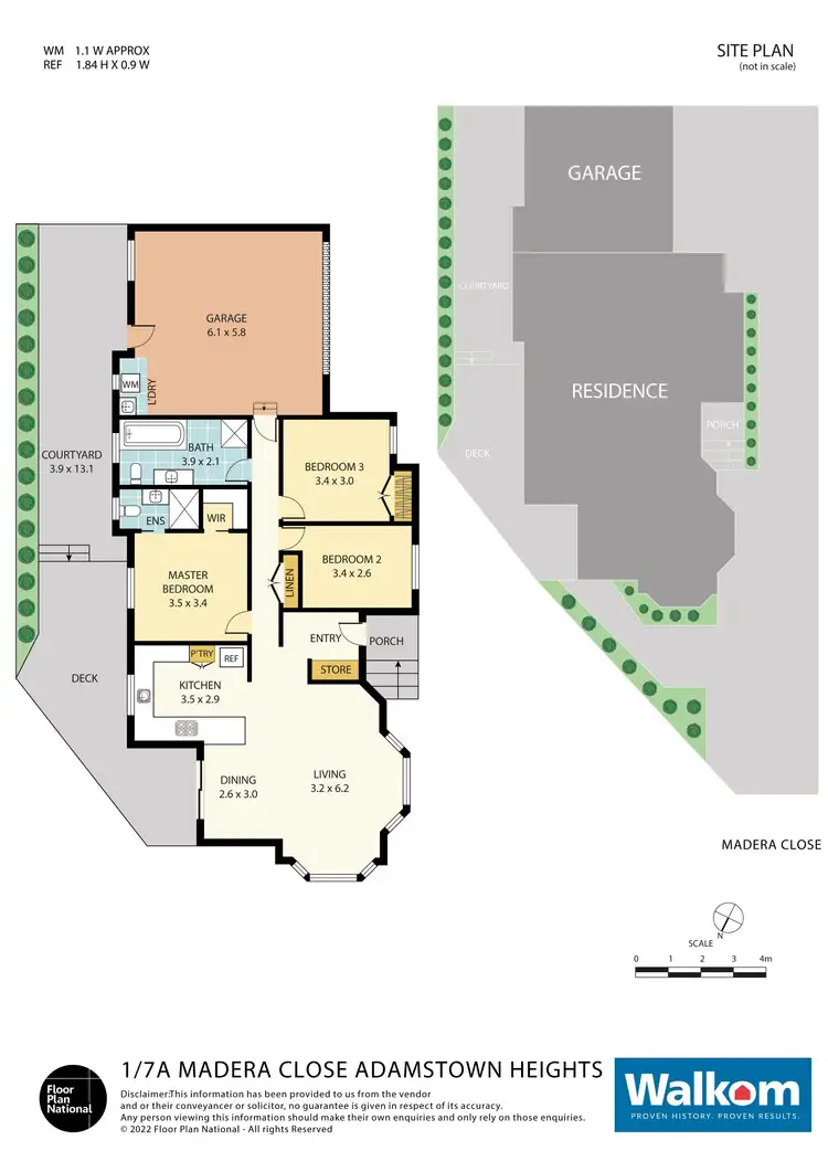 Floorplan of Homely villa listing, 1/7a Madera Close, Adamstown Heights NSW 2289
