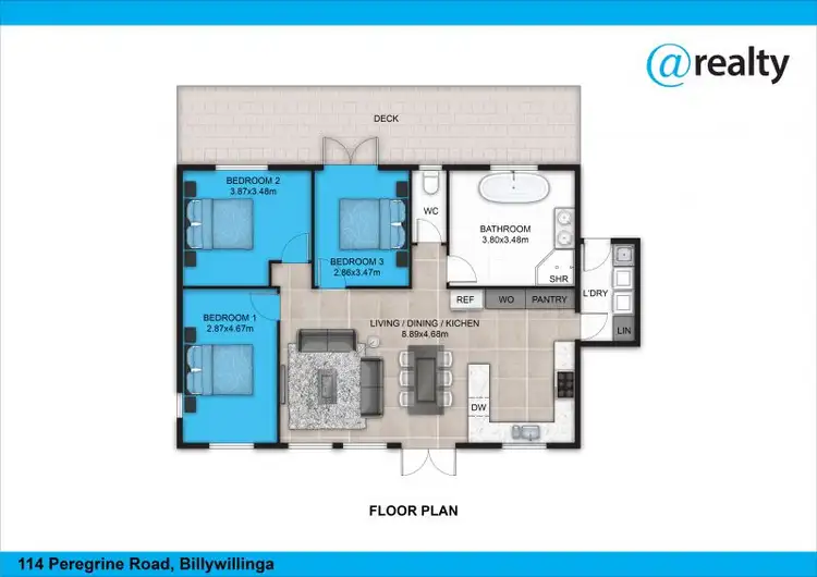 Floorplan of Homely rural property listing, 114 Peregrine Rd, Billywillinga NSW 2795