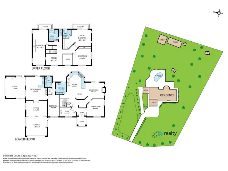 Floorplan of Homely house listing, 9 Wirilda Court, Capalaba QLD 4157