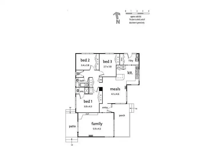 Floorplan of Homely house listing, 55 Barter Crescent, Forest Hill VIC 3131