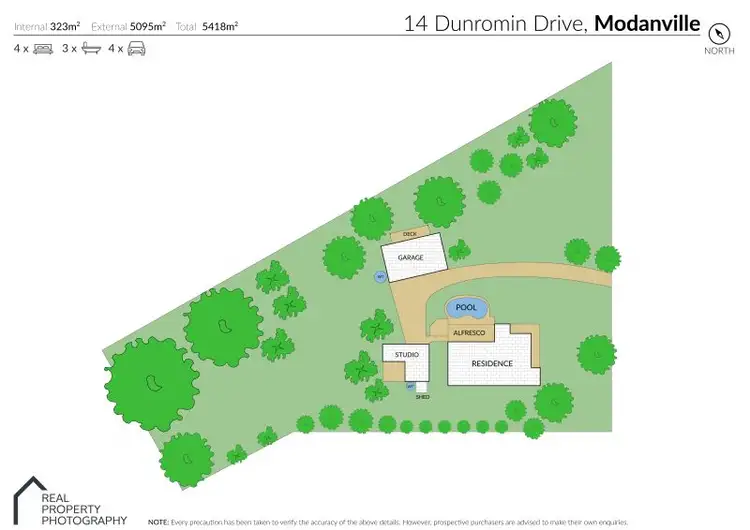 Floorplan of Homely rural property listing, 14 Dunromin Drive, Modanville NSW 2480
