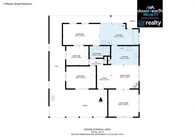 Floorplan of Homely house listing, 7 Wharton Road, Peeramon QLD 4885