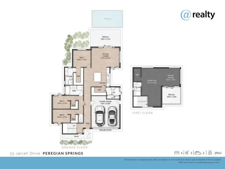 Floorplan of Homely house listing, 33 Jarrah Drive, Peregian Springs QLD 4573