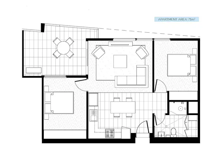 Floorplan of Homely apartment listing, 114/1 Clark Street, Williams Landing VIC 3027
