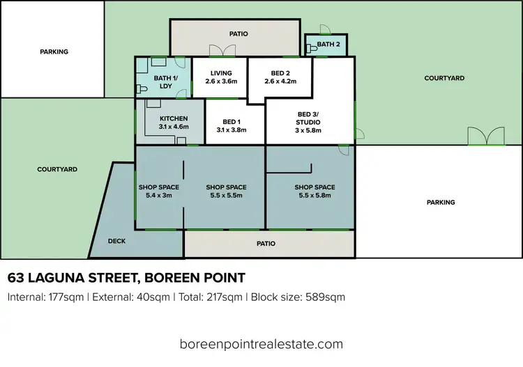 Floorplan of Homely house listing, 63 Laguna Street, Boreen Point QLD 4565