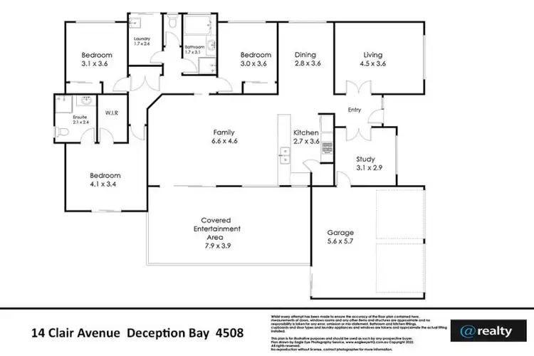 Floorplan of Homely house listing, 14 Clair Avenue, Deception Bay QLD 4508