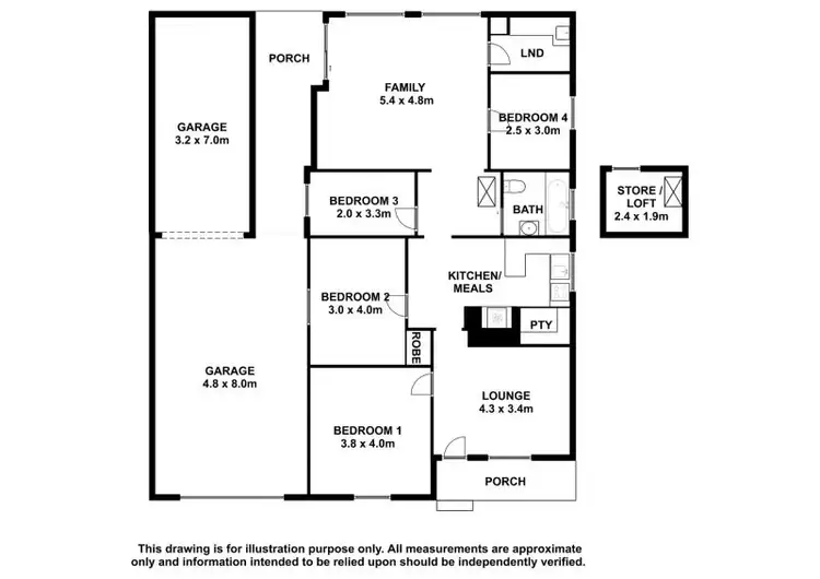 Floorplan of Homely house listing, 48 Jubilee Highway West, Mount Gambier SA 5290
