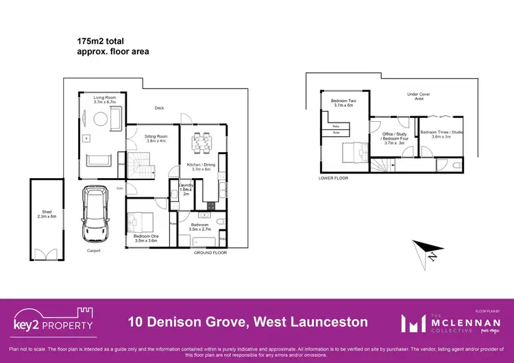 Floorplan of Homely house listing, 10 Denison Grove, West Launceston TAS 7250