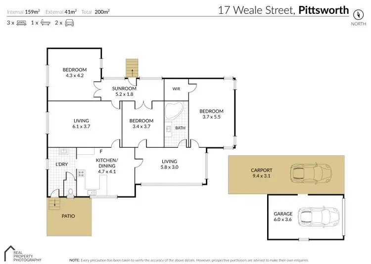 Floorplan of Homely house listing, 17 Weale Street, Pittsworth QLD 4356