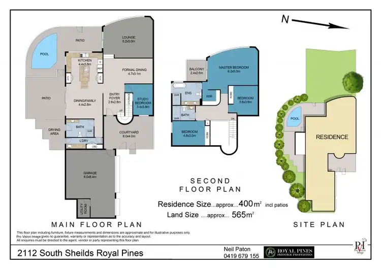 Floorplan of Homely villa listing, 2112 Royal Pines Resort, Benowa QLD 4217