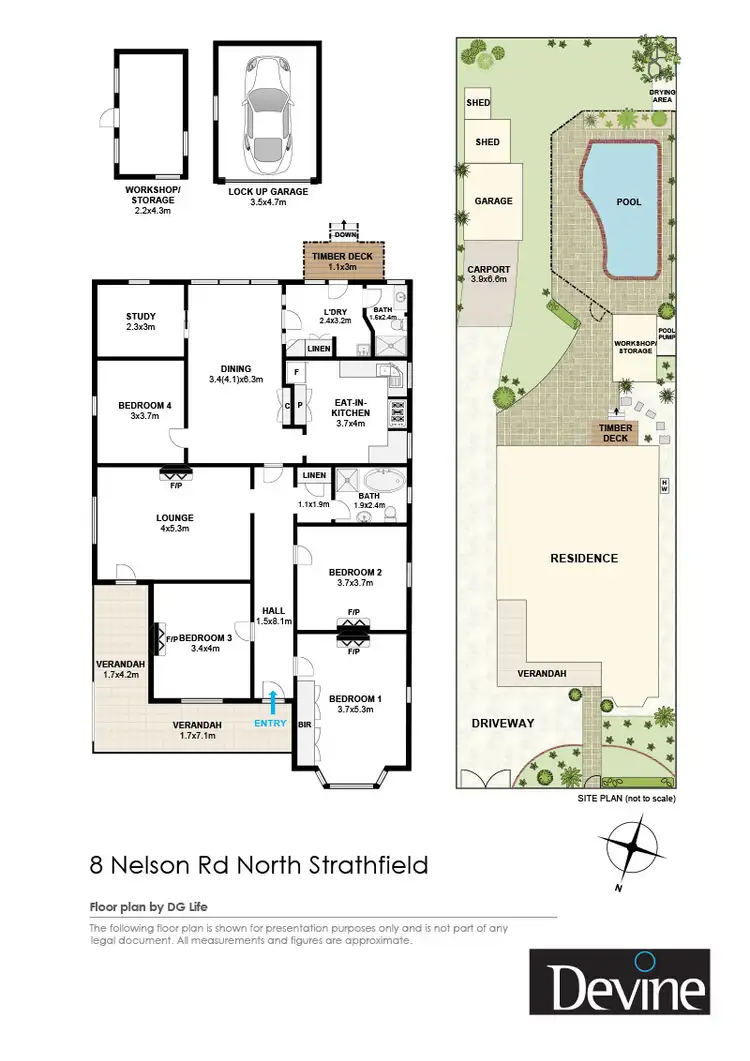 Floorplan of Homely house listing, 8 Nelson Road, North Strathfield NSW 2137